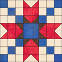 Endless Chain variation quilt block www.dlstewart.com
